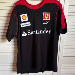 Puma Black and Red Motorsport Tee